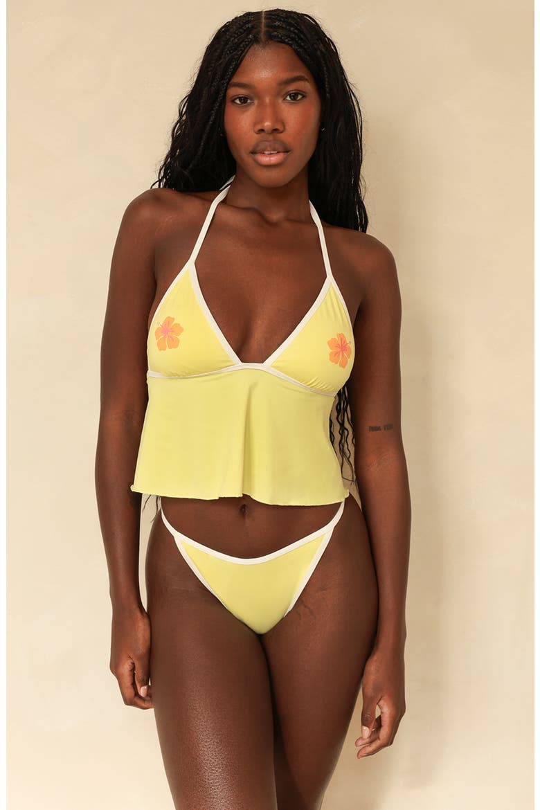 Outback Super Cheeky Bikini Bottom, Alternate, color, Banana Bay