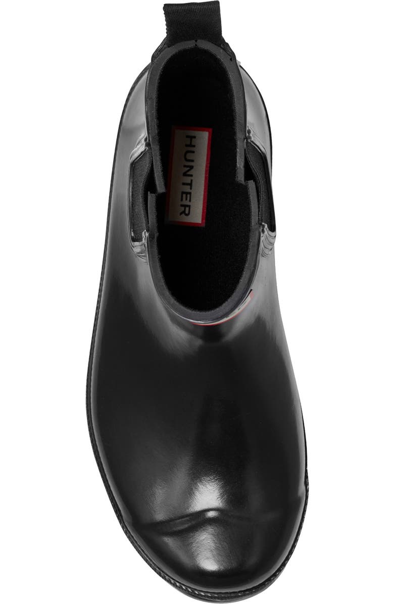 Hunter Original Gloss Waterproof Chelsea Boot, Alternate, color,