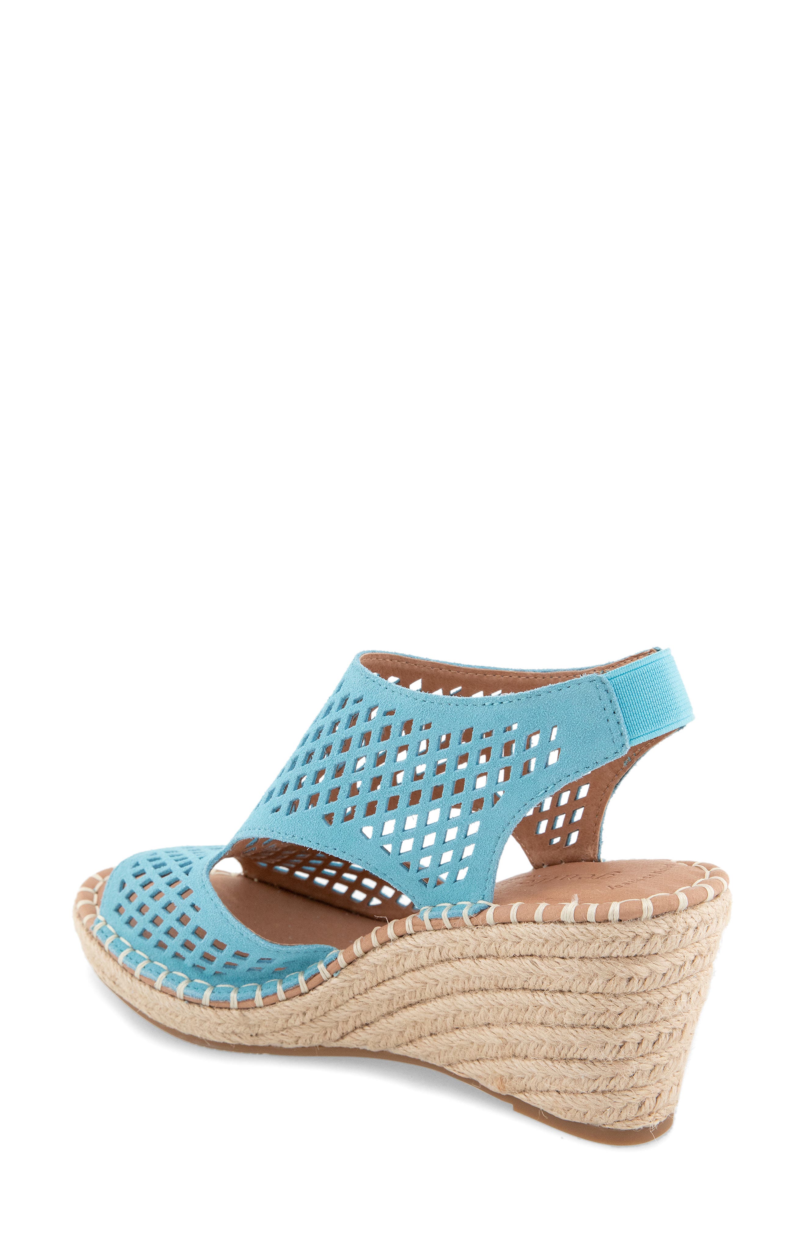Cody Espadrille Wedge Sandal, Alternate, color, MILKY BLUE SUEDE