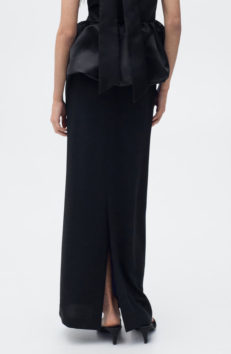 MANGO Draped Waist Skirt, Alternate, color,