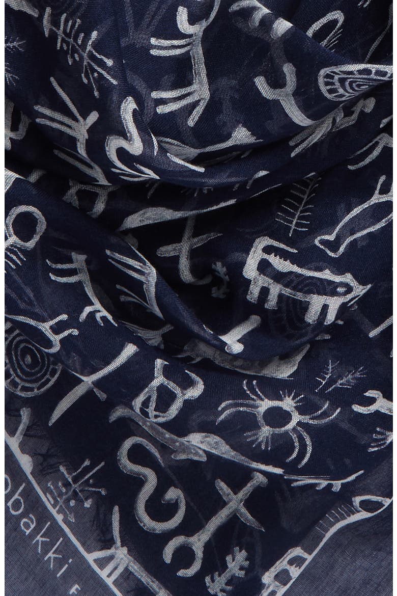 x Obaki Foundation Bidi Bidi Scarf, Alternate, color, NAVY