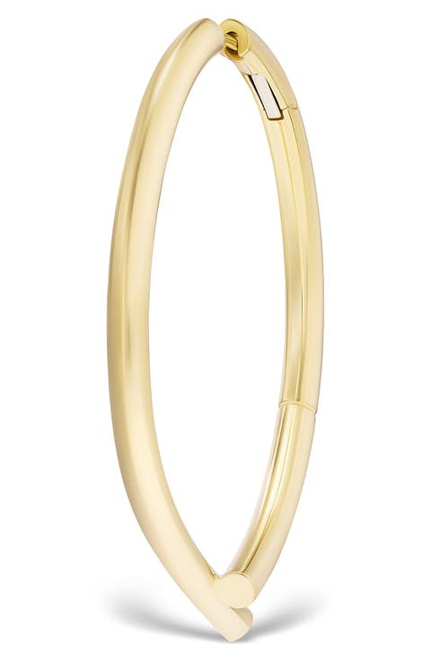 Oera Knot Loop Hoop Earrings