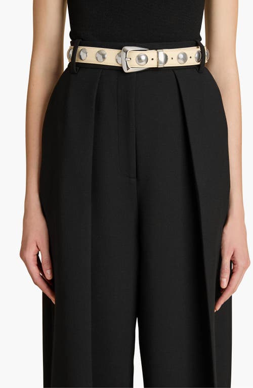 Khaite Benny Belt In Dark Ivory 445