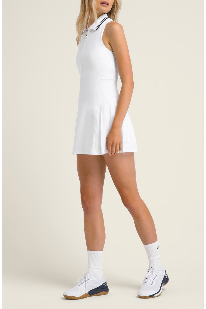 All Court Tennis Dress, Alternate, color, BRIGHT WHITE