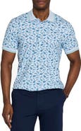 CONSTRUCT Slim Fit Gone Fishing Polo Short Sleeve Shirt