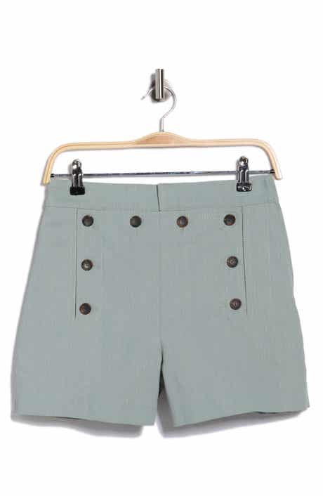 A.L.C. Lucas Cotton & Linen Shorts