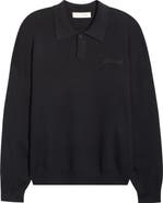 Fear of God Essentials Signature '90s Merino Wool Polo Sweater