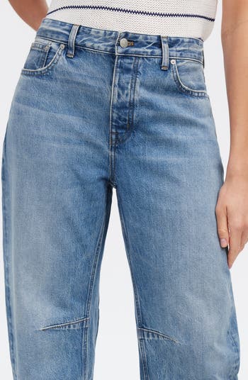 Madewell The Darted Barrel Leg Jeans | Nordstrom