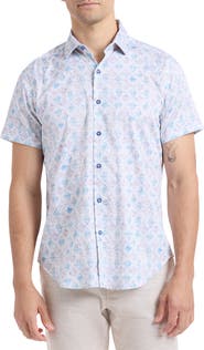 Robert Graham Greatorex Abstract Print Short Sleeve Button-Up Shirt