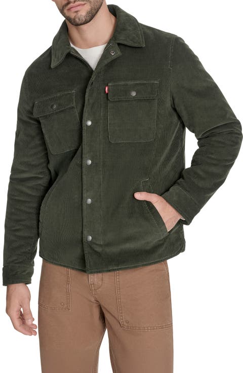 Corduroy Insulated Zip-Up Jacket