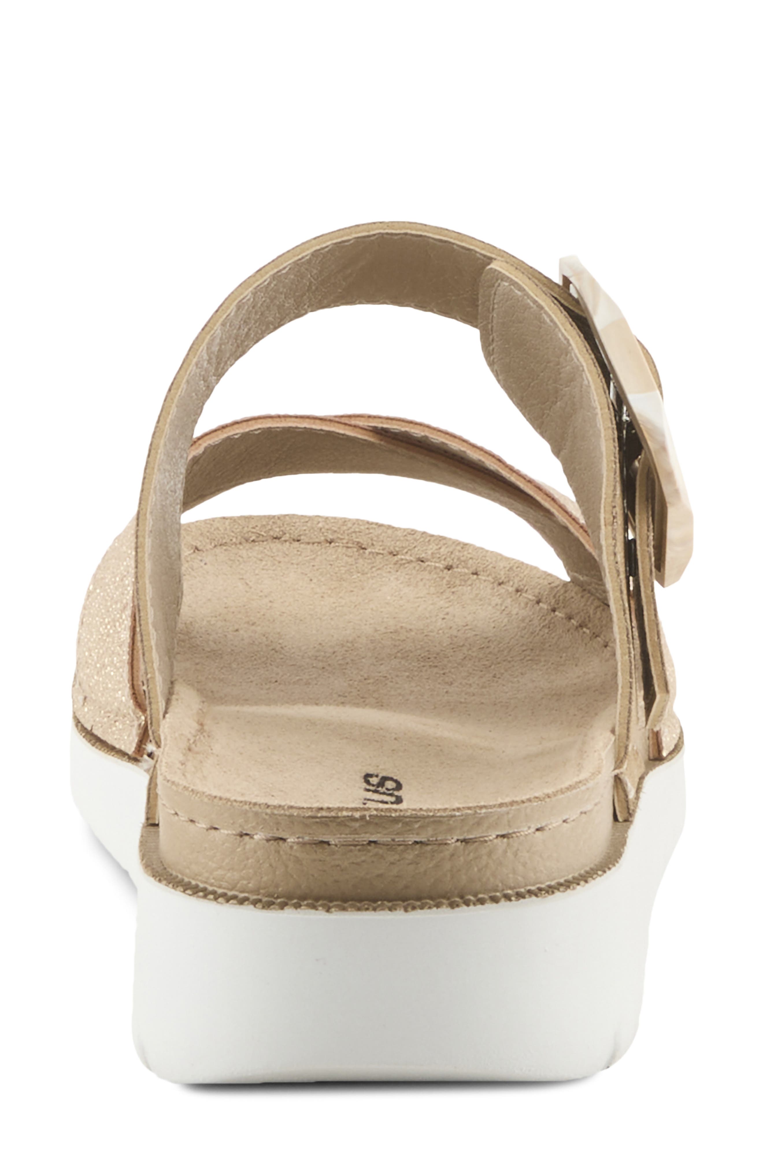 Brinoza Slide Sandal, Alternate, color, TAN MULTI
