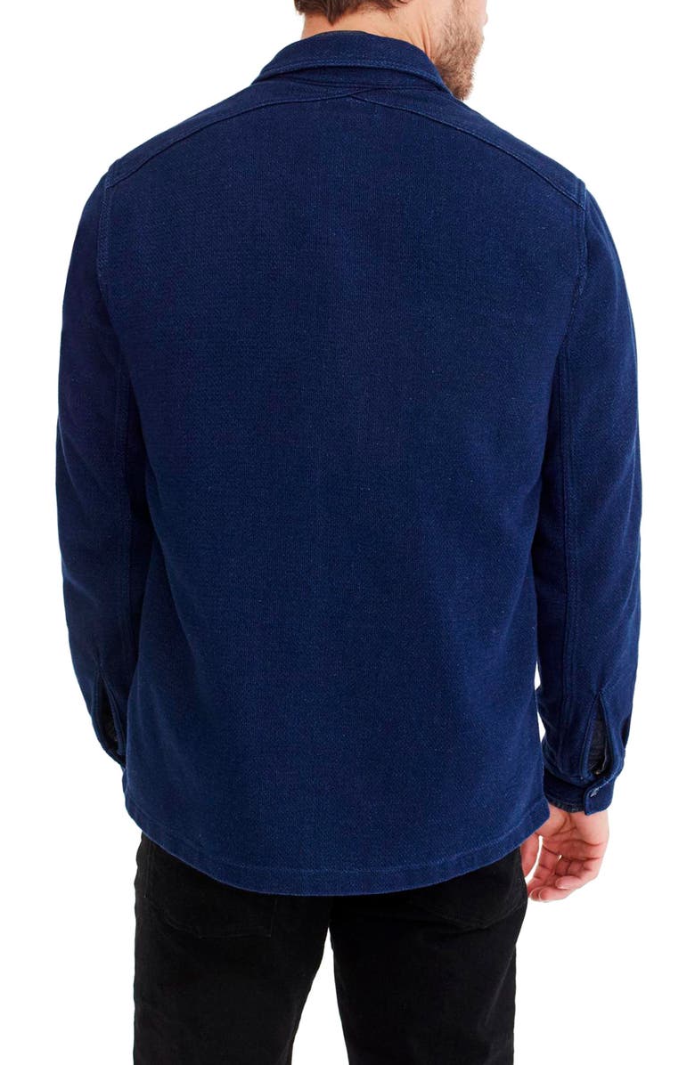 J.Crew Wallace & Barnes Indigo Dobby Shirt, Alternate, color, 