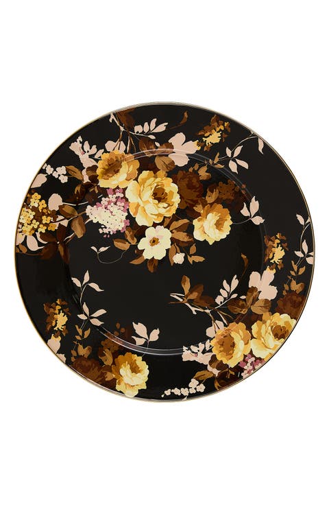 Wild Rose Enameled Steel Serving Platter