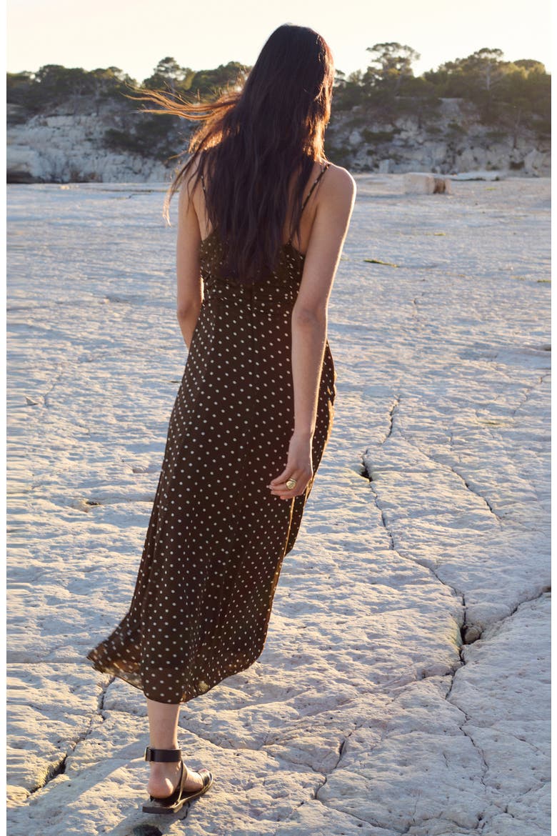 ruched polka dot maxi dress Wedtrend Women White Black Polka Dot Dress One Shoulder Sheath Ruched Maxi Dress, White Black Dots / US8