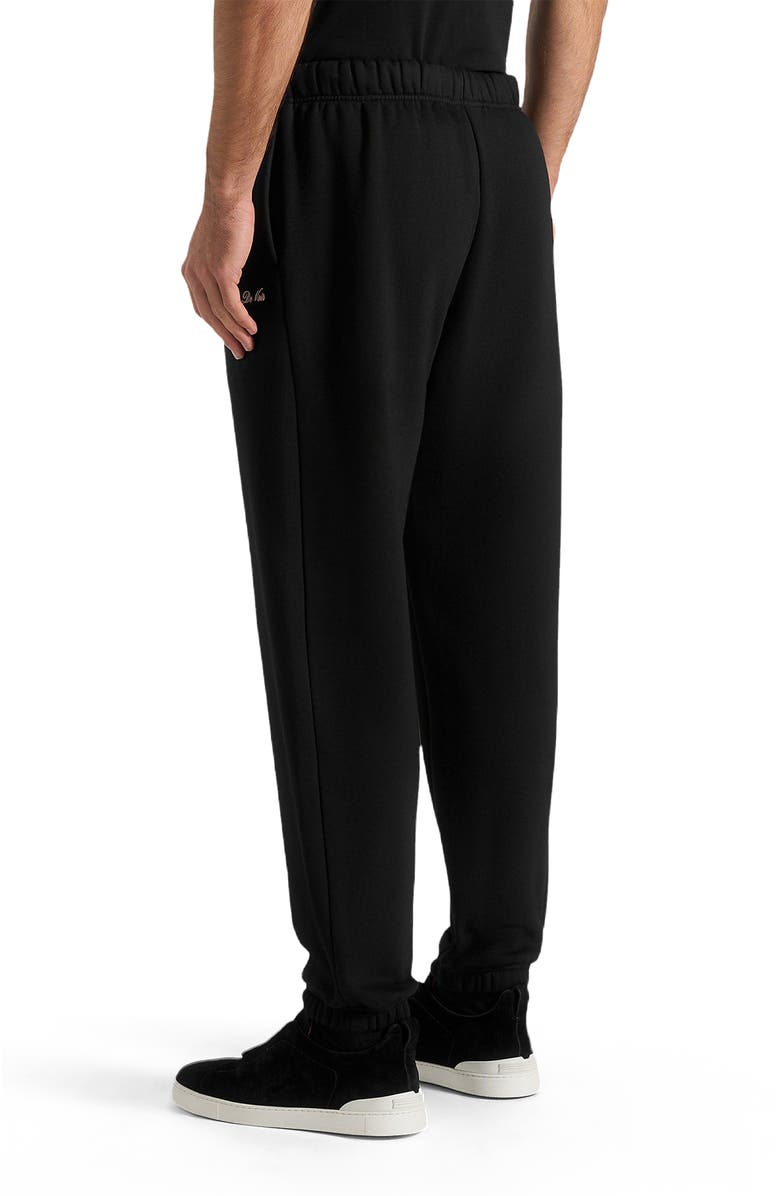 Manière De Voir Signature Regular Fit Cuffed Sweatpants, Alternate, color, Black
