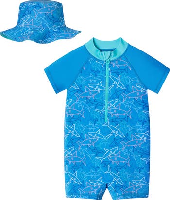 Swim Romper & Hat Set