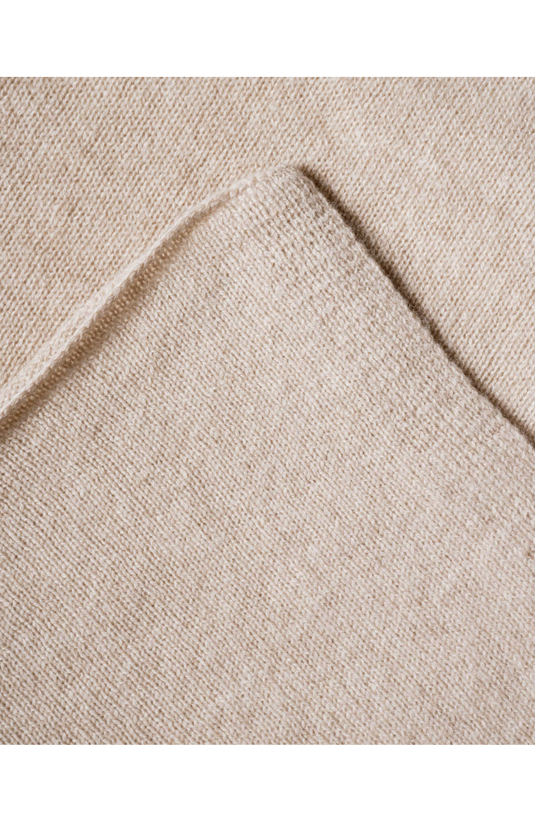 Monticelli Cashmere Pure Cashmere Cloud-Soft Scarf, Alternate, color, Milk White