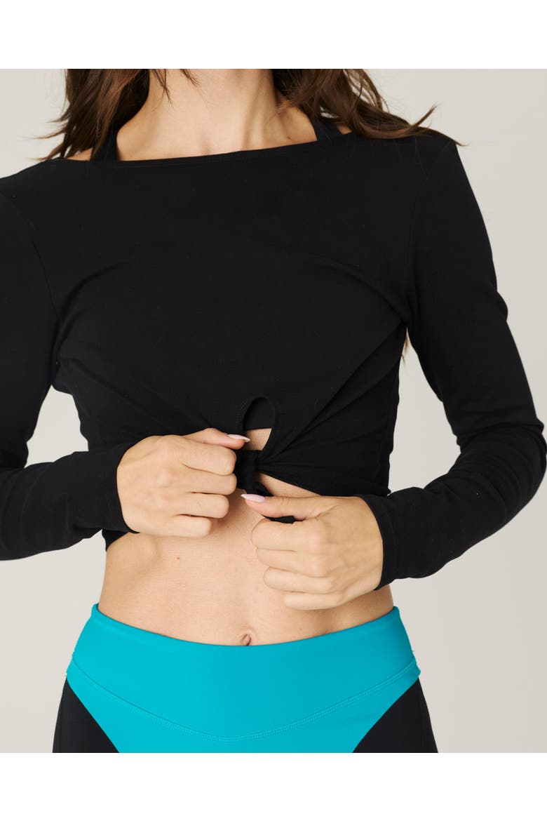 Combo Long Sleeve Top, Main, color, Black