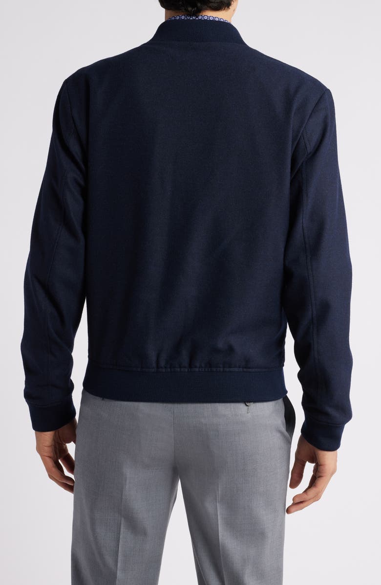 BOSS Hanry Bomber Jacket, Alternate, color, Dark Blue