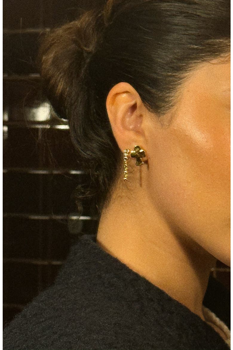 Haven Earrings, Alternate, color, Gold