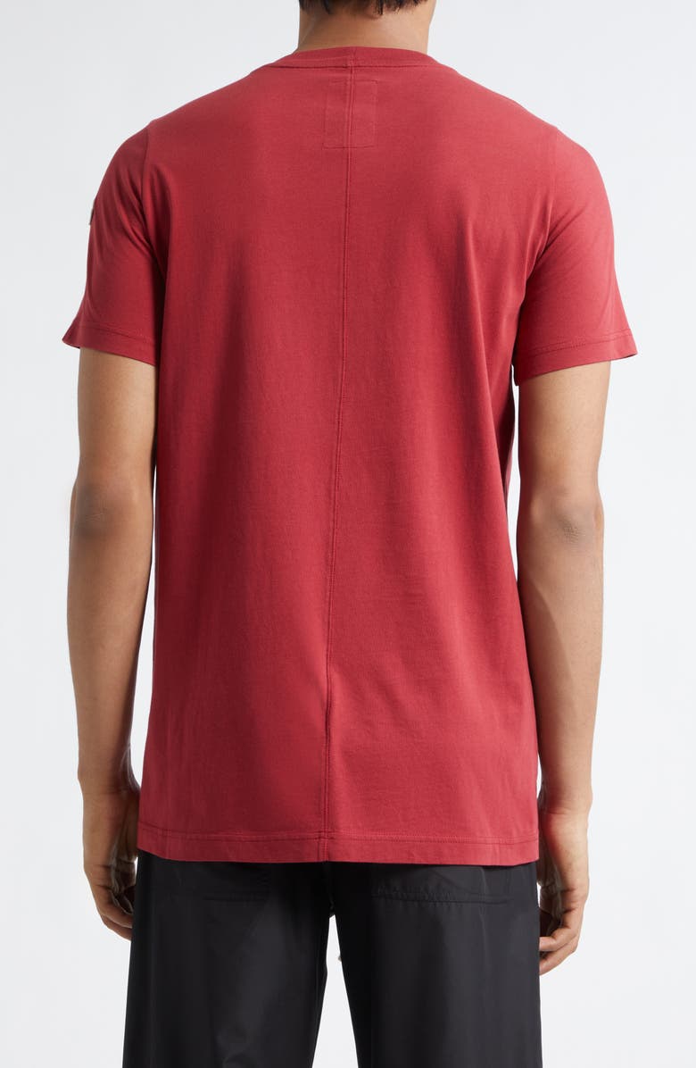 Moncler x Rick Owens Girder Cotton T-Shirt, Alternate, color, Red
