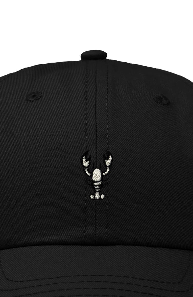 Dalix Lobster Dad Cap, Alternate, color, Black