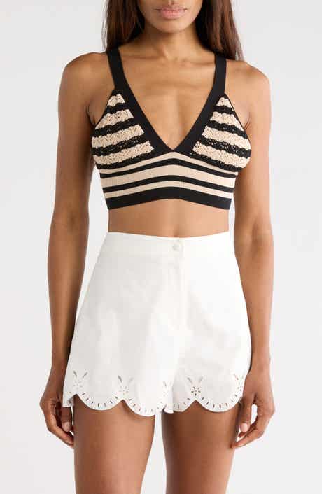 L'AGENCE Reverie Pointelle Knit Tank