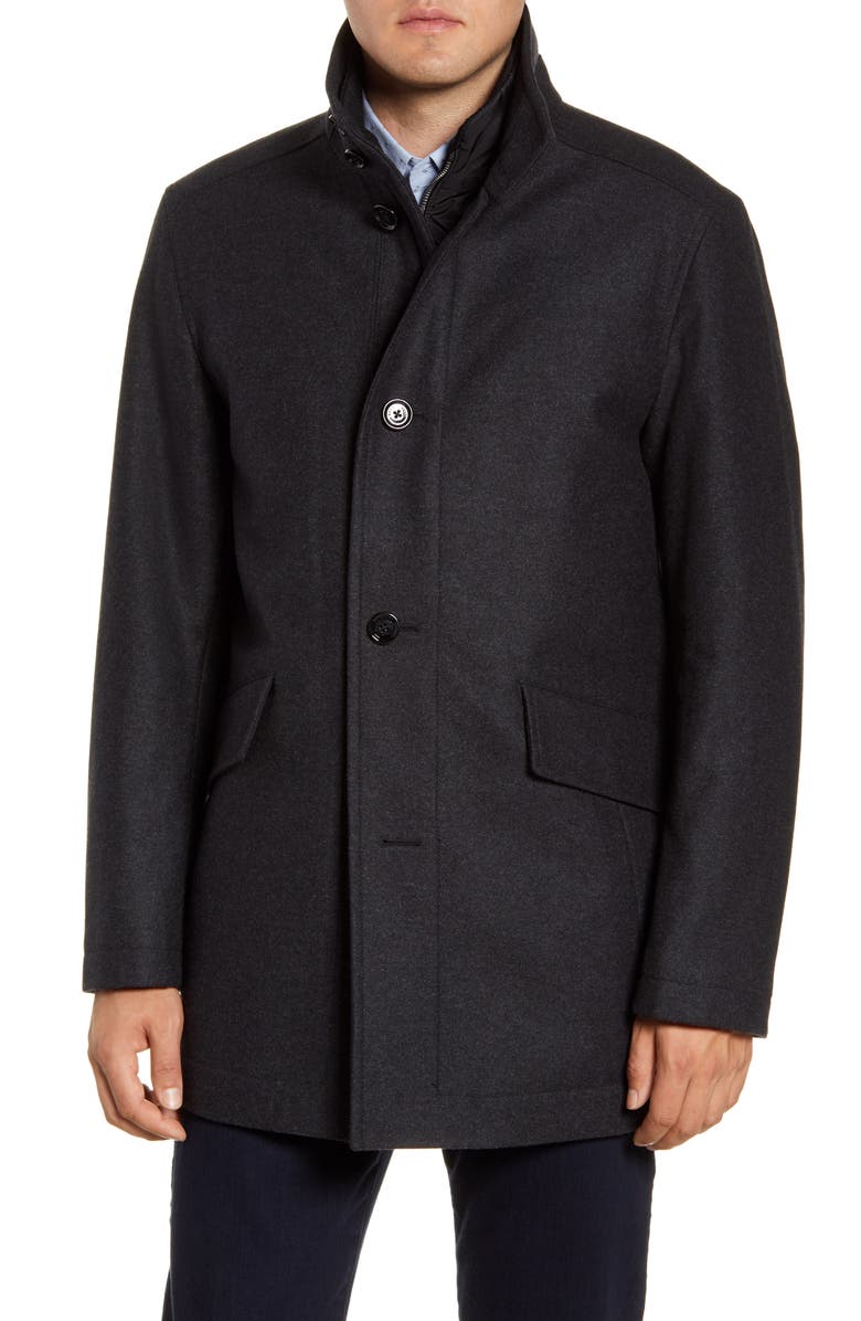 BOSS Coxtan Wool Blend Coat with Insert, Alternate, color, 