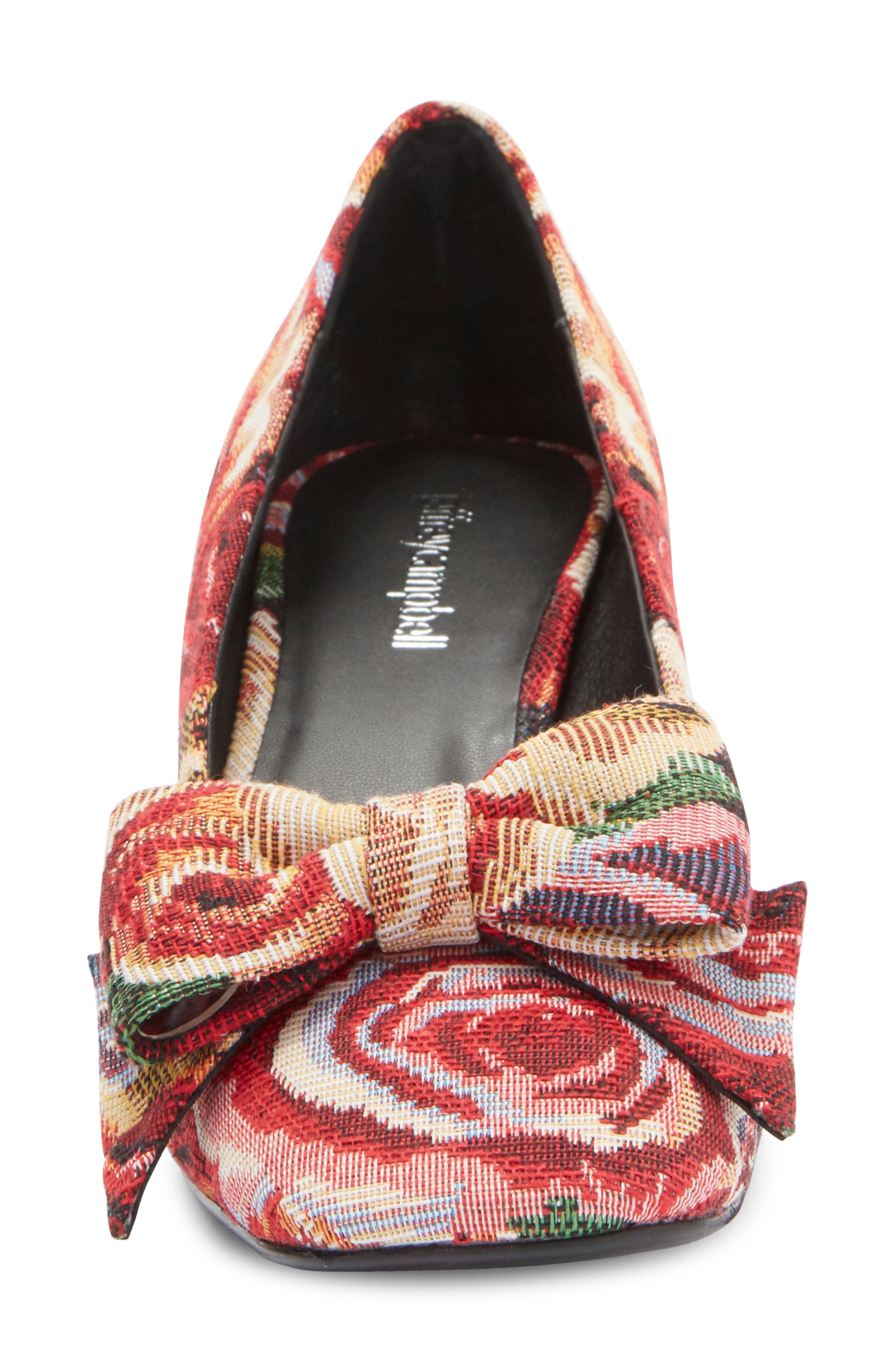 Jeffrey Campbell Anneliese Bow Pump, Alternate, color, Rose Tapestry