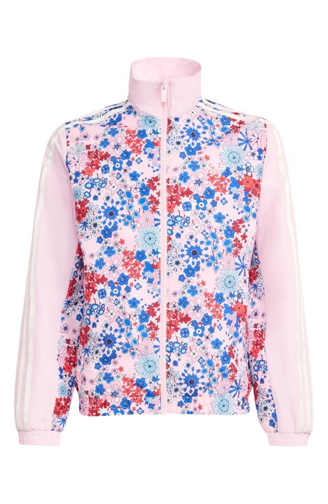 Kids' Floral Print Track Jacket (Big Kid)