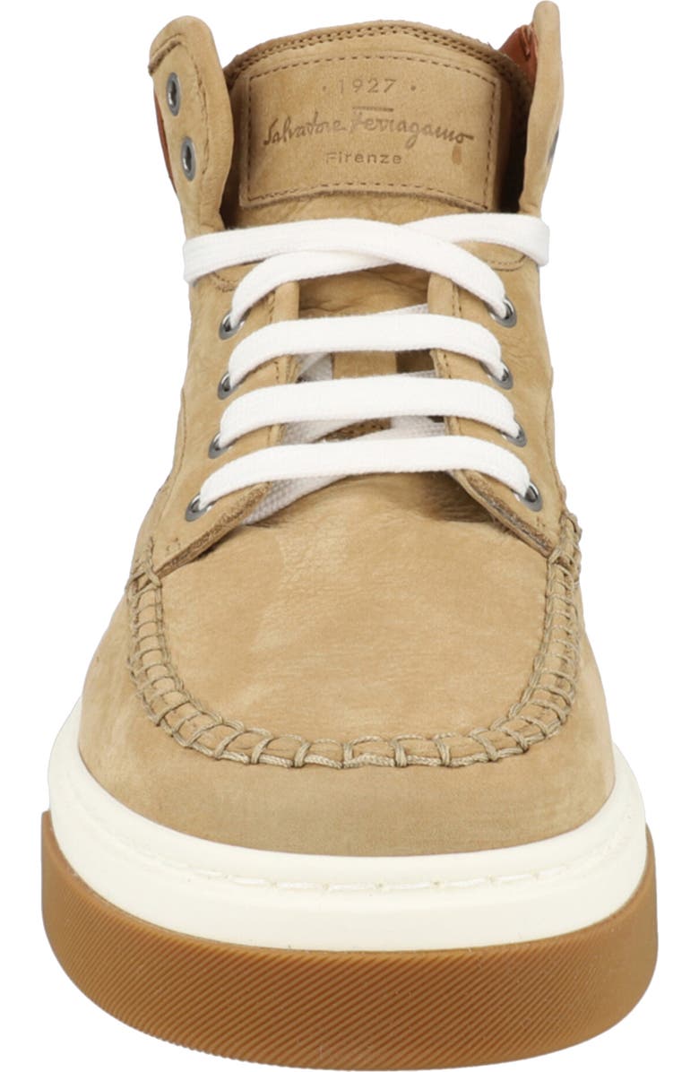 FERRAGAMO Cassina High Top Sneaker, Alternate, color, Beige Khaki