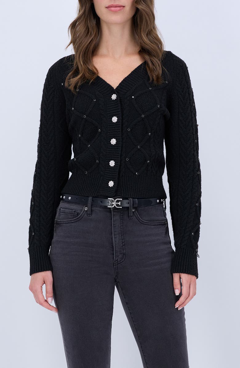 Sam Edelman EE Studded Belt, Alternate, color, Black