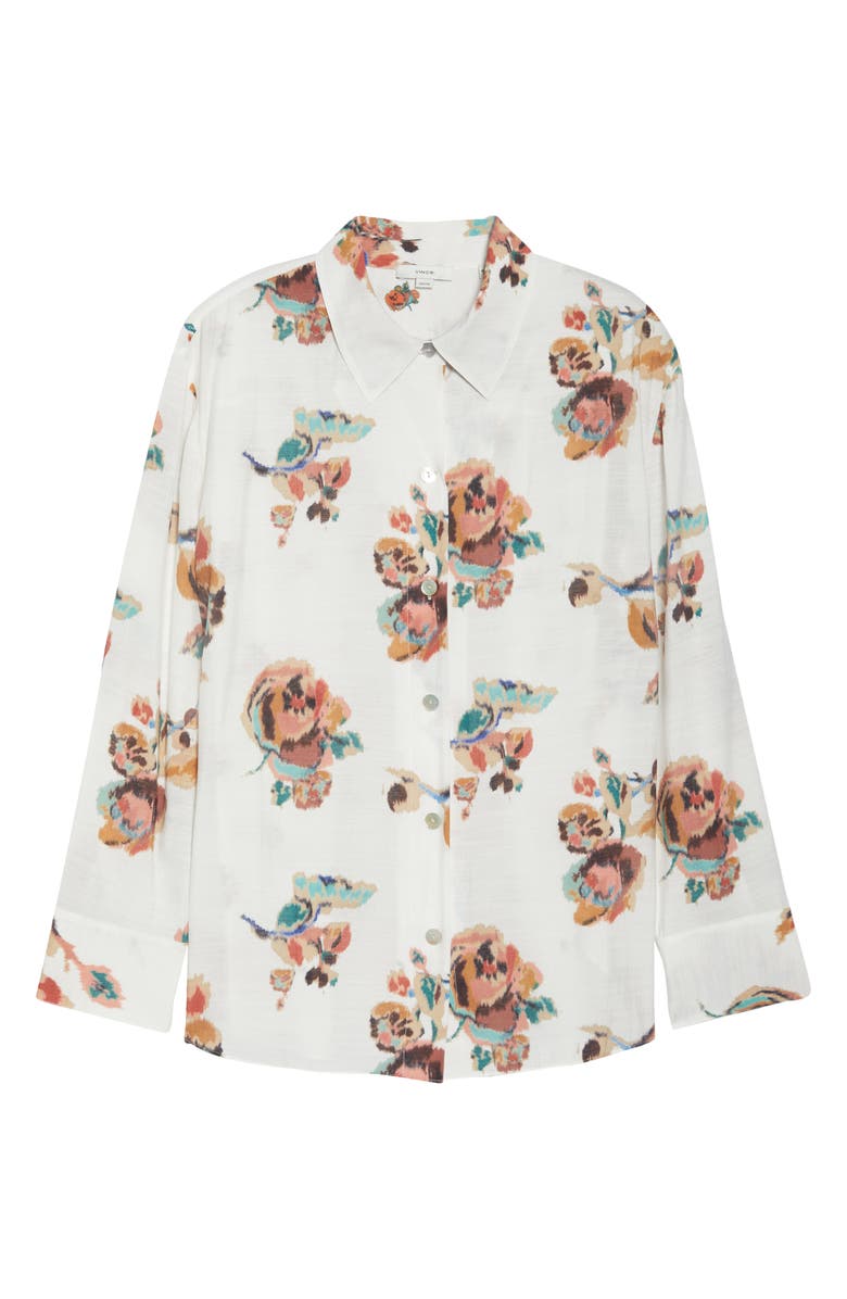 Vince Ikat Floral Blouse, Alternate, color, 