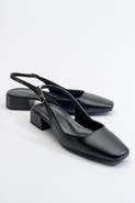 Prologue Shoes State Round Toe Slingback Pump