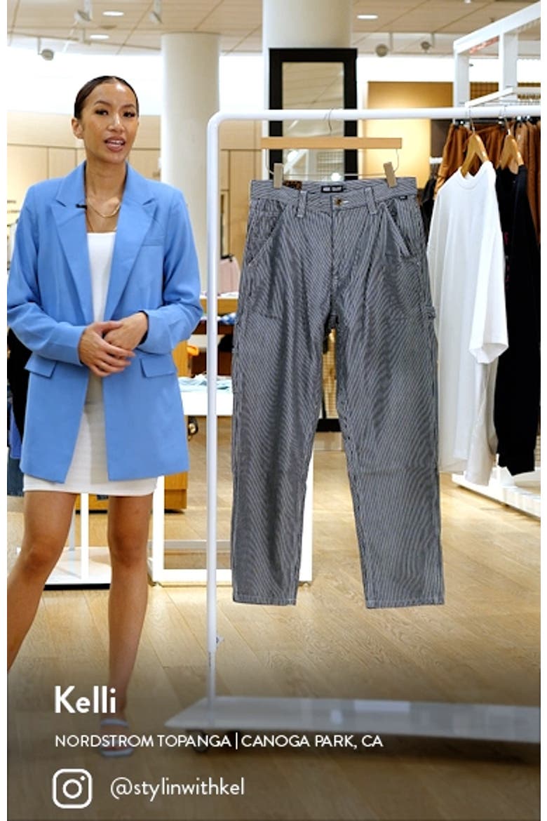 Drill Chore Stripe Relaxed Fit Tapered Pants video