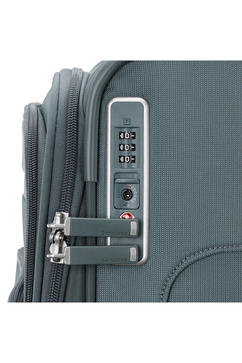 Silhouette 18 Softside Expandable 30" Checked Spinner Luggage, Alternate, color, Black