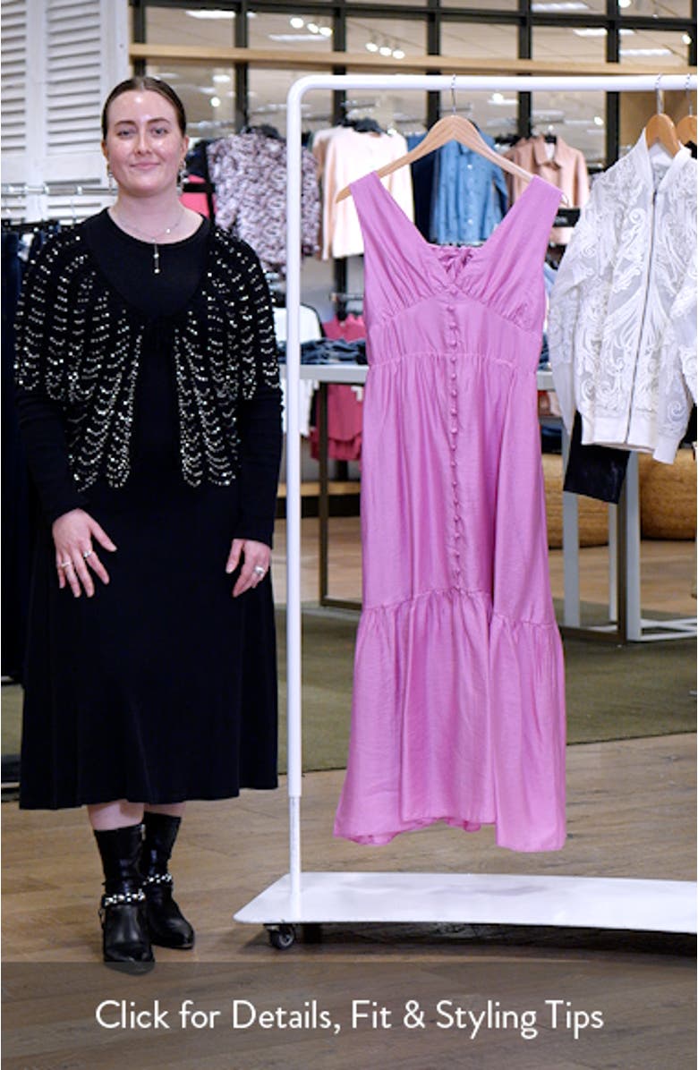 Bow Back Midi Dress, sales video thumbnail