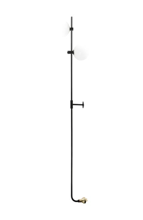 Equinox 62" LED Modern Sconce Wall Lamp with Glass Globe Shades
