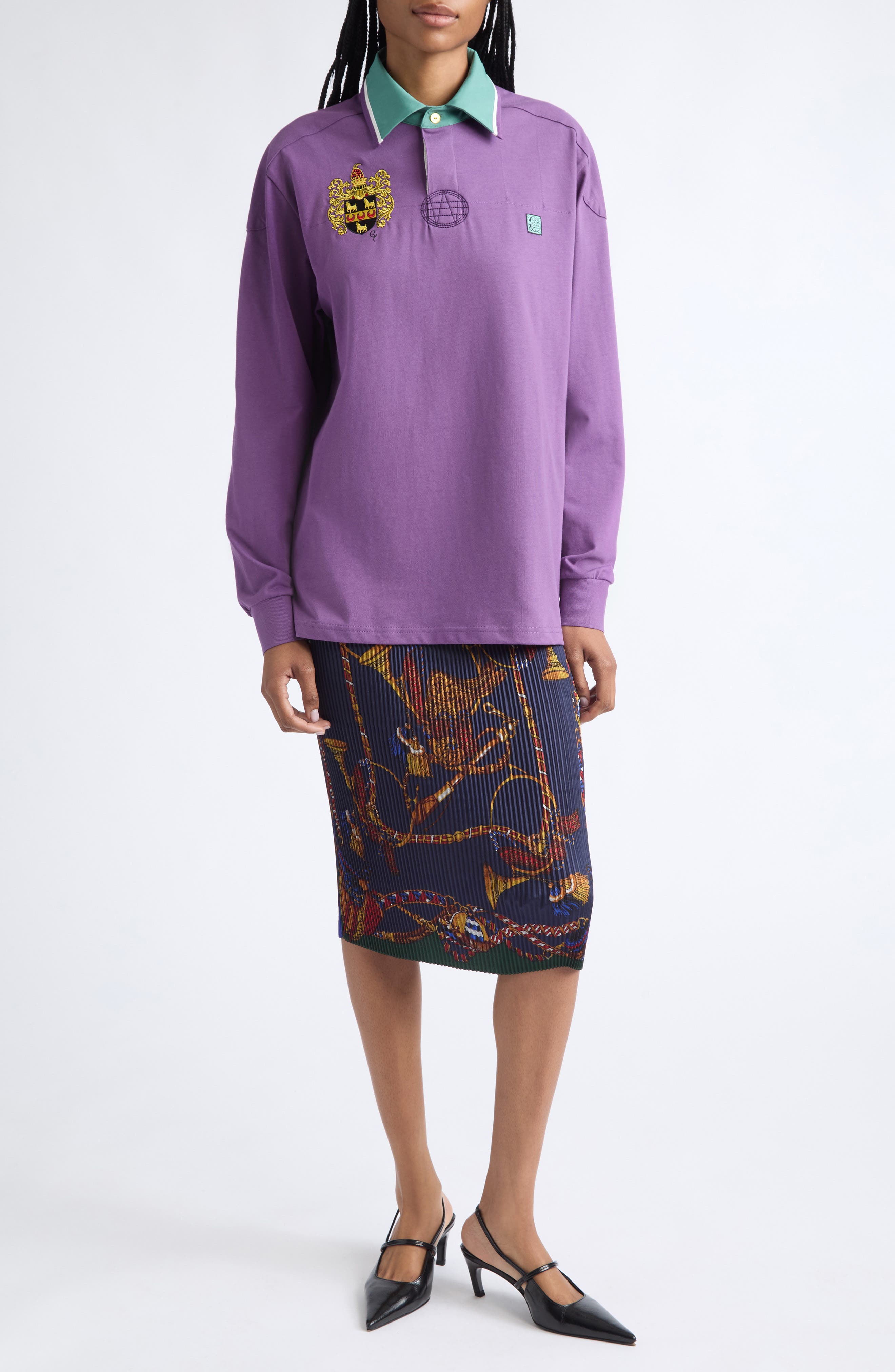 selected GREEN MULTI PRINT