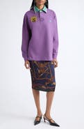 CONNER IVES Pleated Scarf Midi Skirt