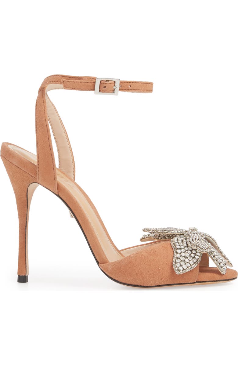 Schutz Ayanne Embellished Flower Sandal, Alternate, color,