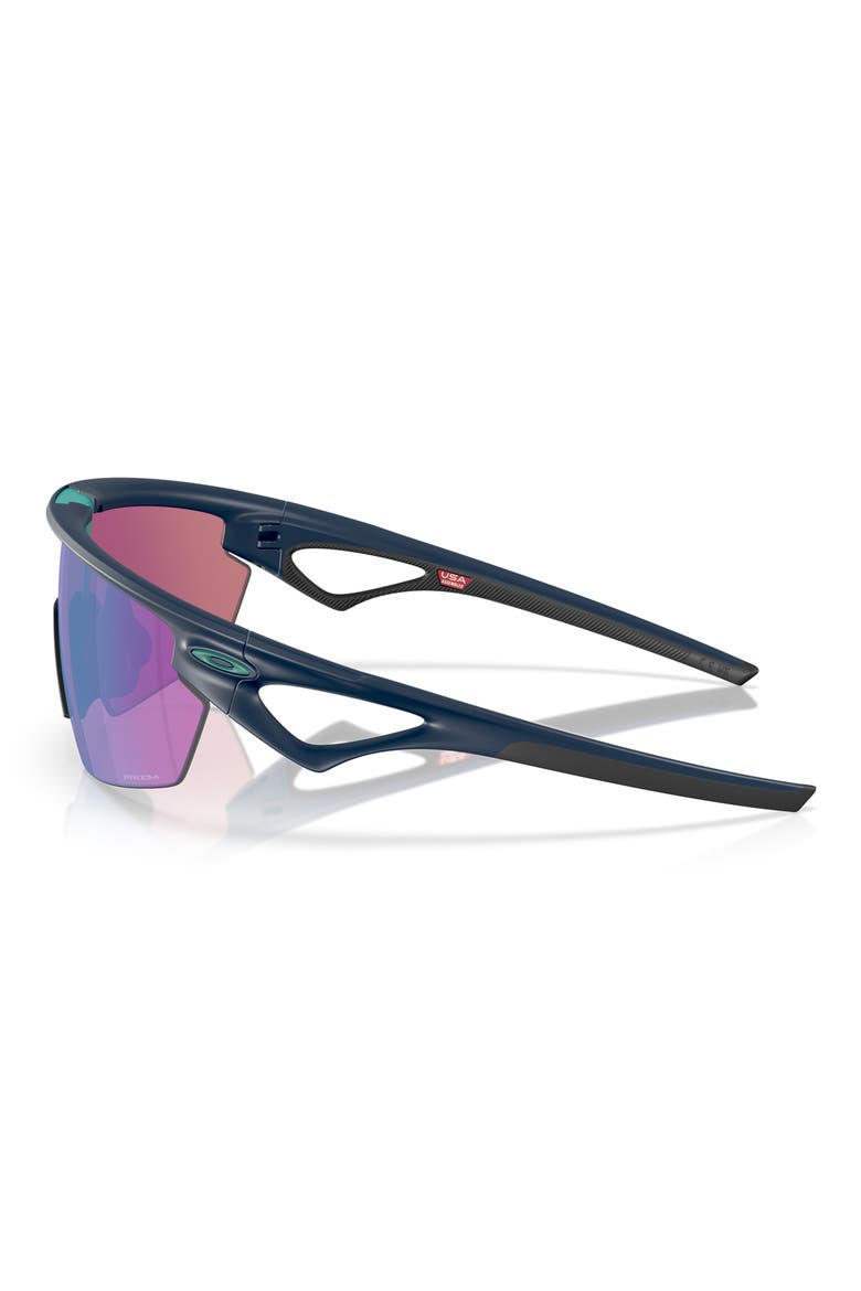Prizm™ Road Sport 36mm Rectangular Sunglasses, Alternate, color, MATTE ABYSS / PRIZM ROAD JADE