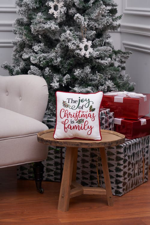 C & F Home C&f Home Joy Of Christmas Family Pillow In Multi