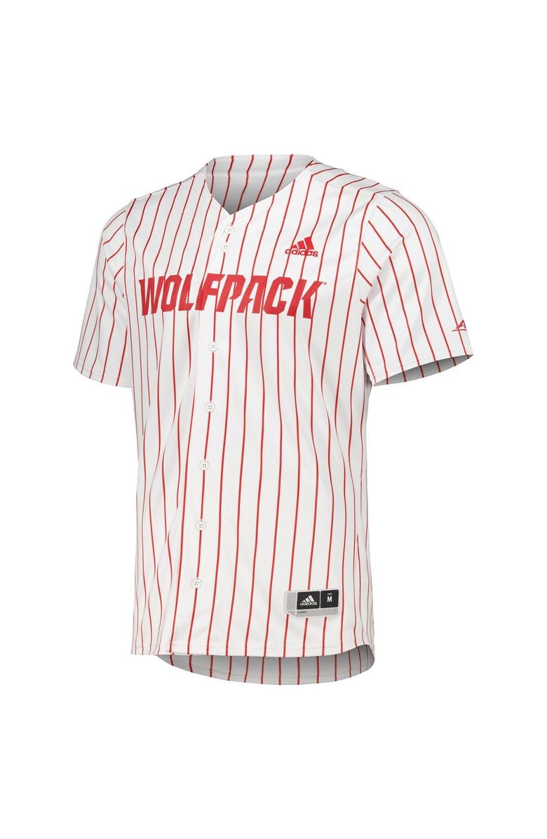 adidas Men's adidas White NC State Wolfpack Replica Baseball Jersey, Alternate, color, 