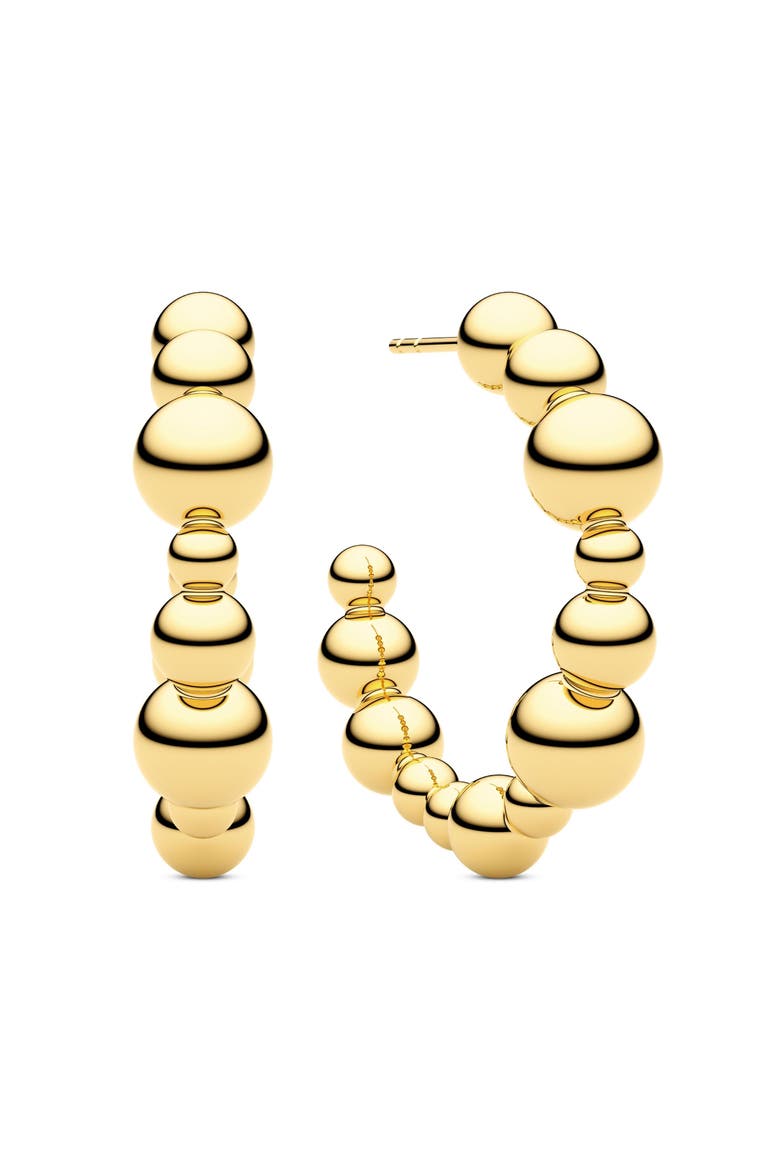 Earrings Bormio Circolo, Main, color, 18K Gold Plated