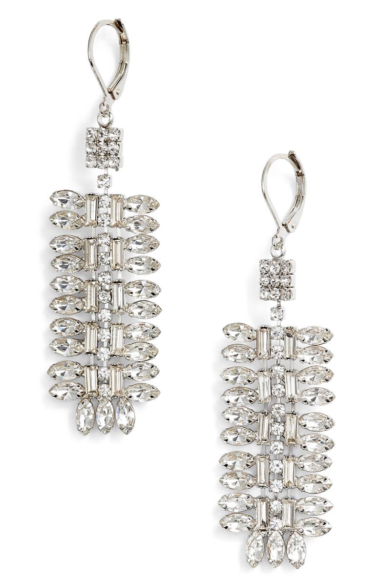CRISTABELLE Crystal Drop Earrings, Main, color,