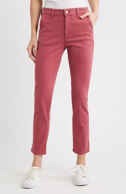 Kathleen Slim Boyfriend Twill Chinos