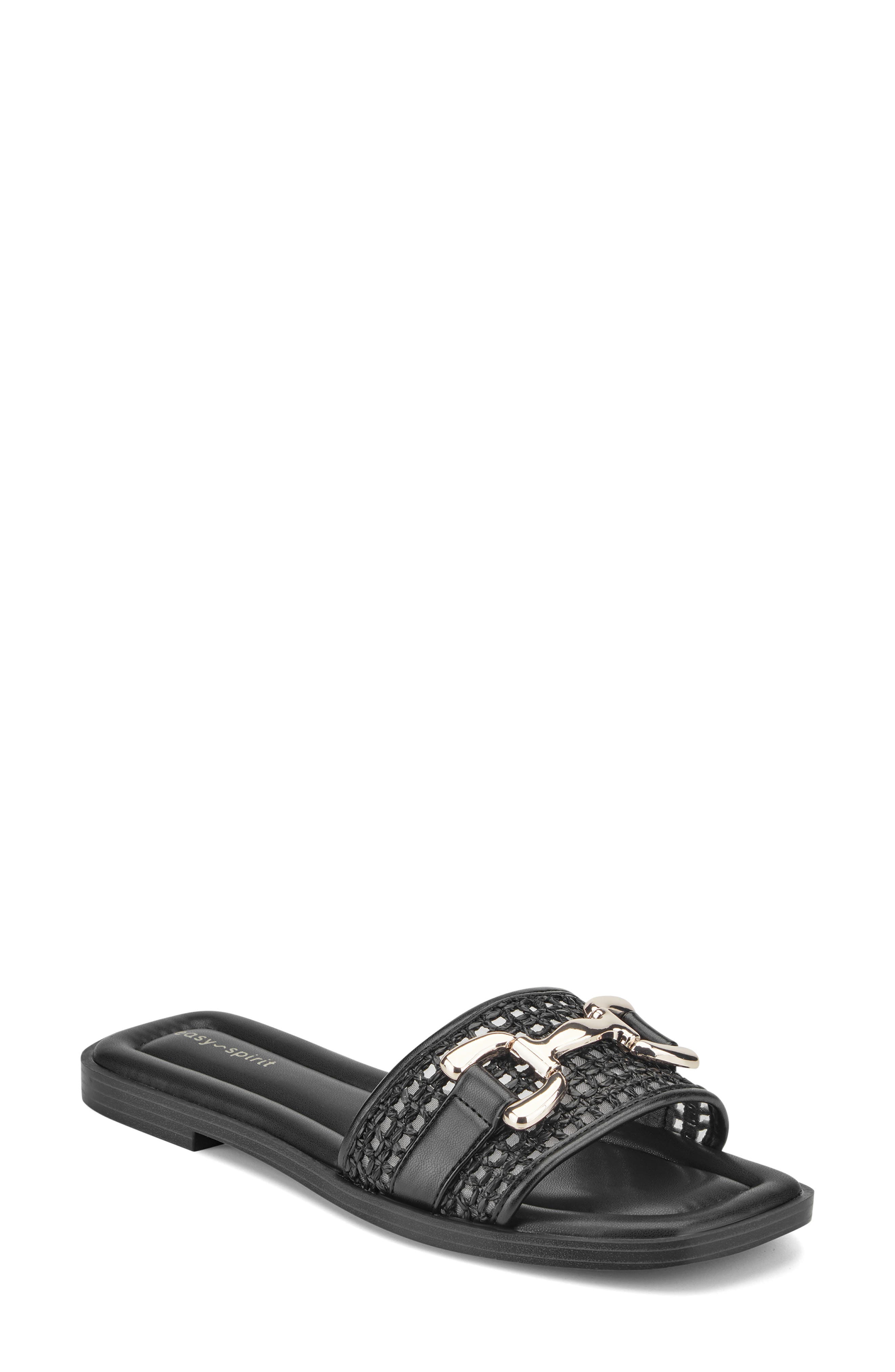 Easy Spirit Vana Bit Slide Sandal, Main, color, Blk01