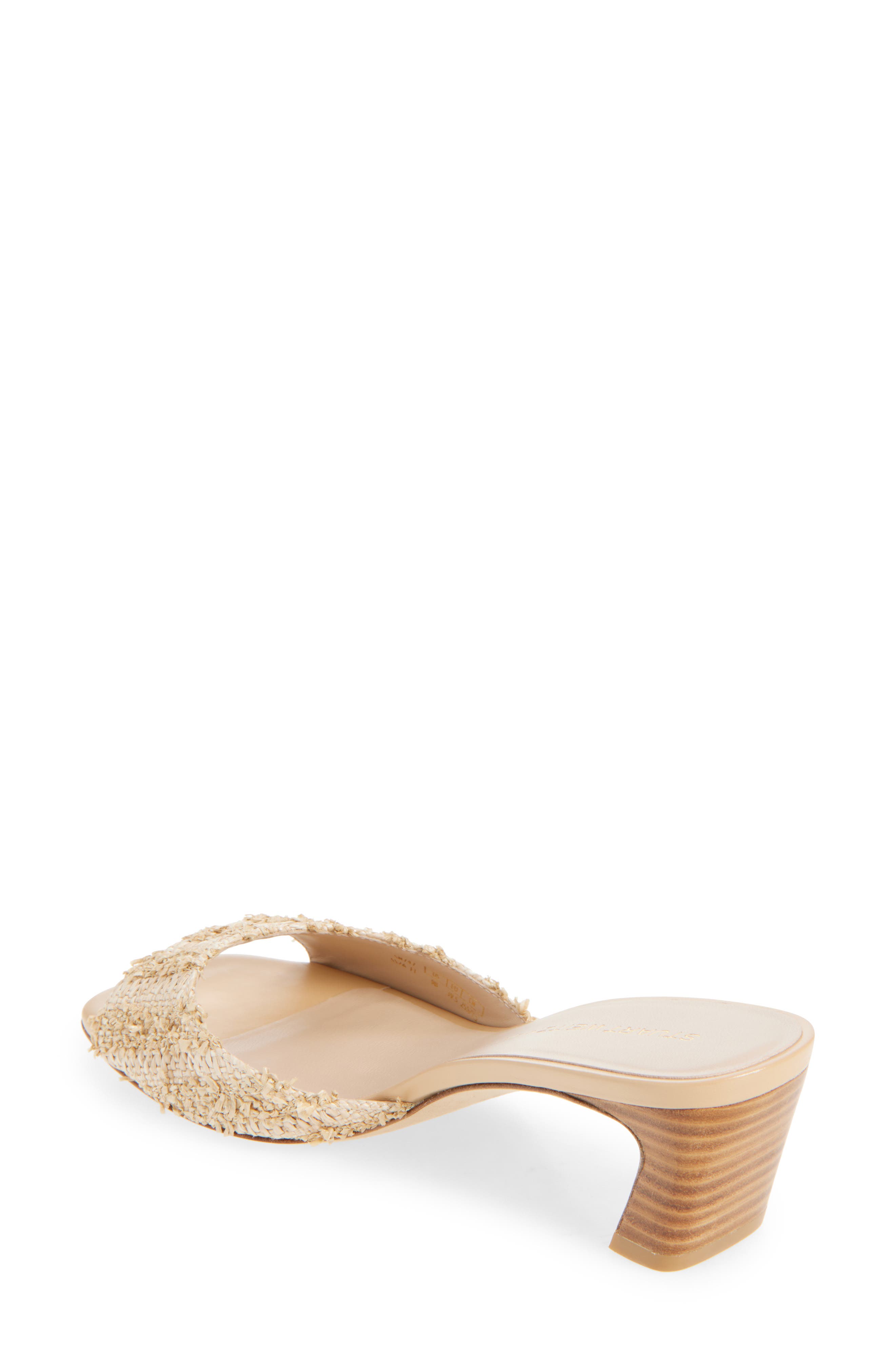 Stuart Weitzman Stassi 50 Slide Sandal, Alternate, color, New Camel