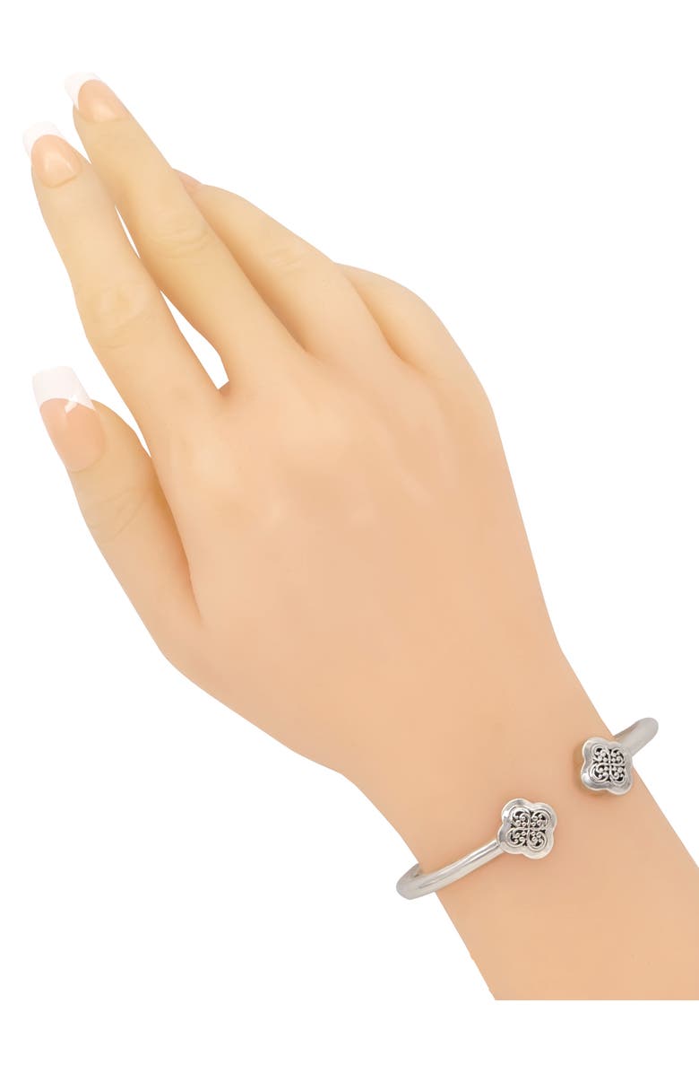 DEVATA Sterling Silver Cuff Bracelet, Alternate, color, 